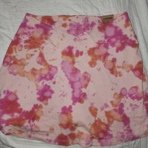 High waist v crossover skirt (skort)